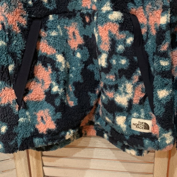 EUC The North Face Colorful Fleece Hooded Jacket - Picture 2 of 9